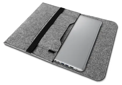 Produktbild von Tasche Lenovo ThinkPad T490s Sleeve Hülle Filz Notebook Case Schutzhülle CoverFarben:Grau