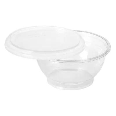 Produktbild von 50x  Salatschalen aus -Kunststoff inkl. Deckel 700 ml Ø 14,5 cm