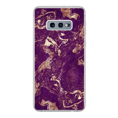 Produktbild von MuchoWow® Handyhülle Schutzhülle Hülle für Samsung Galaxy S10e Naturstein - Kalkstein - Gold Silikon Softcase Handy Hülle - Handy