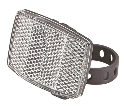 Produktbild von Prophete 5261 MTB Front-Reflektor mit Halter - weiß