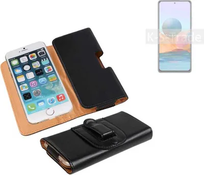 Produktbild von K-S-Trade Schützhülle Handyhülle kompatibel mit Xiaomi Redmi Note 10 Pro Global Holster Gürtel Tasche Schutzhülle Handy-Tasche Smartphone Case