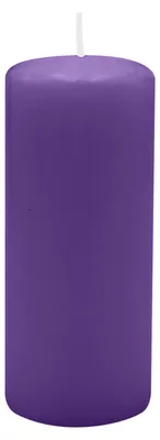 Produktbild von Stumpenkerzen 120 x Ø 50 mm, Lila, 12 Stück