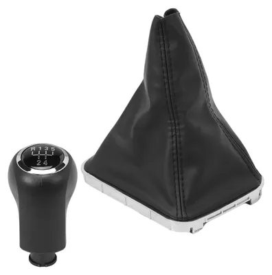 Image de Manette de vitesse - Bouton de vitesse - Manchon de levier de vitesse manuel - Compatible avec Zafira B (2005-2014) - Design unique - 100% neuf - Bouton de changement de vitesse