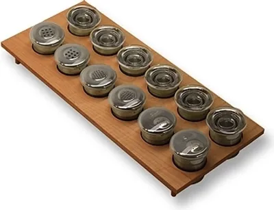 Produktbild von Gewürzdoseneinsatz B1 Buche für die EASY CLASSIC und EASY OPTION Einsätze mit Fach "B1" / B 194 x T 453mm / Gewürzeinsatz / Gewürzhalter