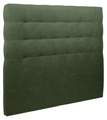 Produktbild von Kopfteil gepolstert - Gesteppt – Khakigrüner Stoff - 150 cm