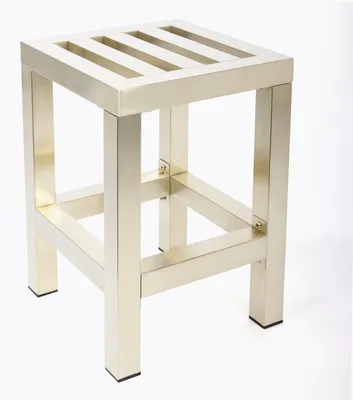 Image de Tabouret PLAZZA en inox doré