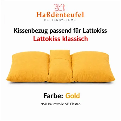 Produktbild von Kissenbezug passend für Lattoflex Lattokiss 35 × 80 cm, KI-generiertes Bild
