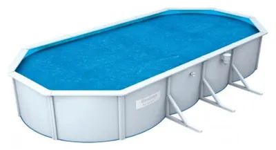 Produktbild von Bestway Solarabdeckung 58507e B L 730 740 Stahlwandbecken L 360 350 H 120, 730 x 350 x 1 cm, Blau
