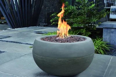 Produktbild von Gas Feuerstelle Marra, Beton-Optik grau, aus Faserbeton