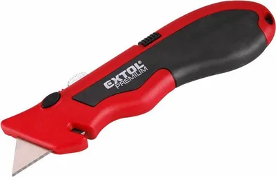 Zdjęcie produktu dla Nóż metalowy EXTOL PREMIUM z wymiennym ostrzem, 19 mm, 4 wymienne ostrza