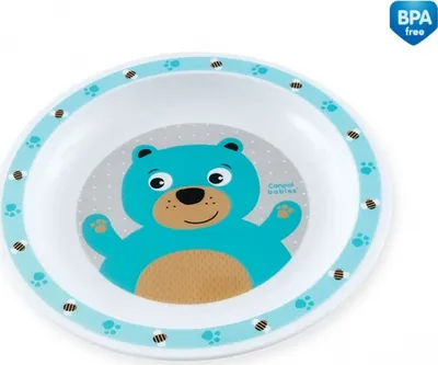 Zdjęcie produktu dla Plastikowy talerz CANPOL 4/411 Cute Animals