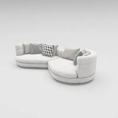 Immagine prodotto di Divano rotondo grande xxl 4 posti lusso Italia design divano rotondo lusso divani imbottiti