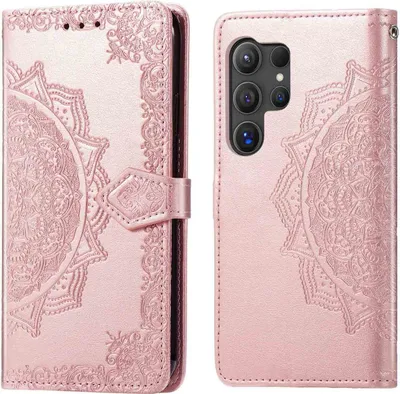 Immagine prodotto di imoshion Custodia a libro Mandala Samsung Galaxy S25 Ultra - Oro rosa