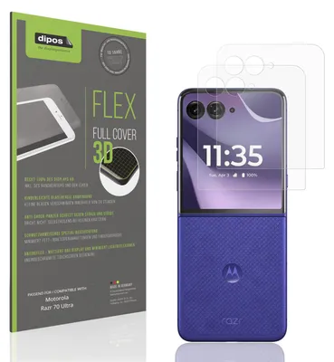 Obrázok produktu pre 2x dipos FlexAR Motorola Razr 70 Ultra Aussenseite
