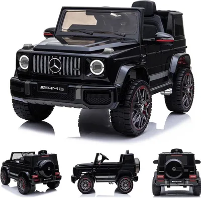 Zdjęcie produktu dla ES-Toys dziecięcy samochód elektryczny Mercedes G63 AMG, MP3, amortyzator, pilot zdalnego sterowania