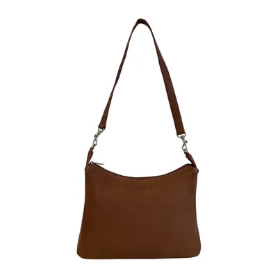Produktbild von C6062 Cinino Ledertasche Umhängetasche Cognac