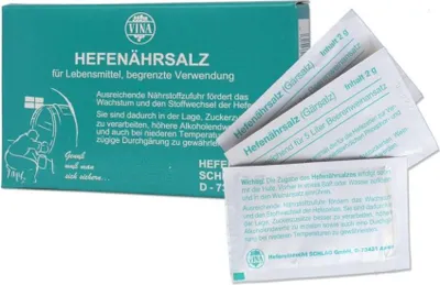 Produktbild von Hefenährsalze Gärhilfsmittel für Durchgärung und hohe Alkoholendwerte, 5 x 2 g