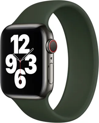 Obrázok produktu pre Apple Solo Loop pre hodinky Watch Series 1-9 / SE / Ultra (2) - 42/44/45/49 mm - Veľkosť 6 - Cyprus Green