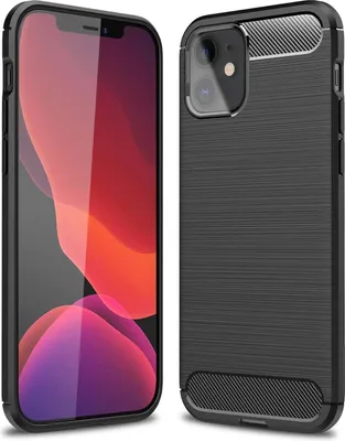 Immagine prodotto di TPU cover per Apple iPhone 12 Mini telefono cellulare copertura protettiva look carbonio custodia protettiva