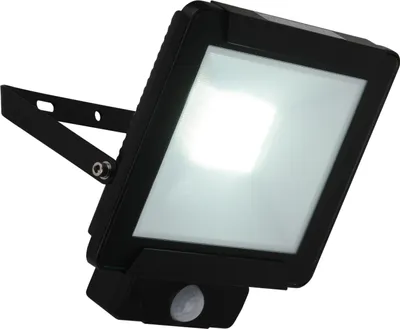 Produktbild von Näve Leuchten LED Außenleuchte "RADIA" L: 18,5cm 30W inkl. Sensor / schwarz LED Außenleuchte "RADIA" L: 18,5cm 30W inkl. Sensor / schwarz LED Außenleuchte "RADIA" L: 18,5cm, aus Aluminium und Glas, 6500 K / 2400 lm, – Bewegungssensor