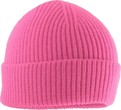 Produktbild von Weiche Uni Mütze für Kinder – Jungen & Mädchen, Farbe:Pink
