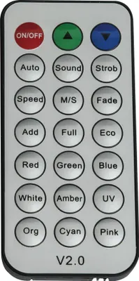 Produktbild von Showtec IR Remote for EventLITE 4/10 Zubehör batteriebetriebener Strahler