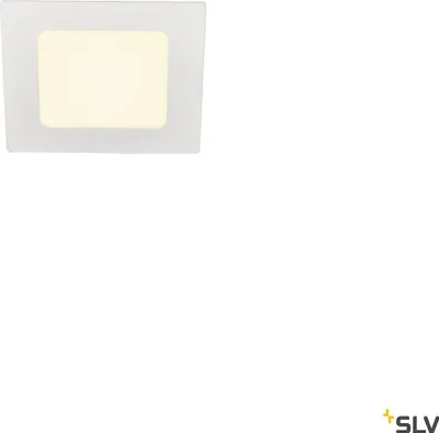 Immagine prodotto di Senser Luce da incasso LED bianca piatta angolare 11,5 cm 6W 3000K bianco caldo