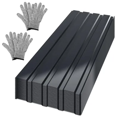 Zdjęcie produktu dla Peviasot 24x, blacha trapezowa profilowana, wymiary 115 x 45 cm, do powierzchni do 12 m², kolor antracyt, przeznaczona do domków ogrodowych, magazynów i kurników