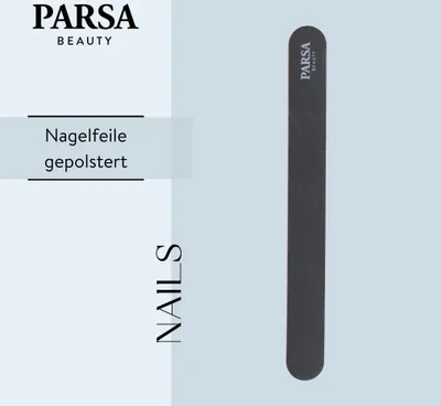 Produktbild von PARSA Beauty Essential Nagelfeile Gepolstert, Schonendes Kürzen & Präzises ForMen