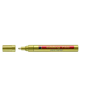 Obrázek produktu pro Edding e-750, Zlato, Zlato, Výrazný, Kuličkový hrot, 2 mm, 4 mm