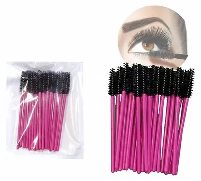 Produktbild von Famanu Wimpernbürsten für Mascara und Augenbrauen - 20 Stück, schwarz