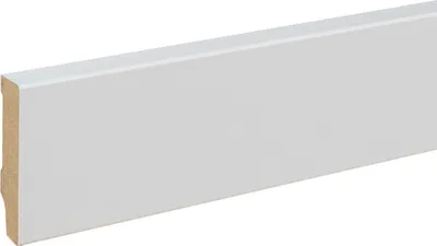 Produktbild von Sockelleiste MDF 13 x 58 x 2400 mm Grau zum Kleben, Clipsen, Schrauben & Nageln MDF-Kern foliert Fußleiste by PROVISTON 2.4 Meter | 1 Stück
