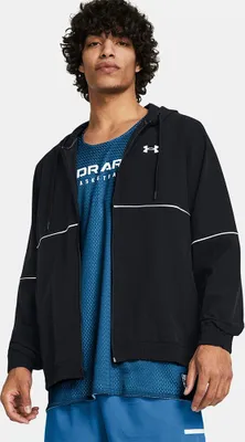 Produktbild von Under Armour Ua Baseline Woven Jacket-Schwarz 1383400-001__MD