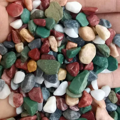 Produktbild von Dekorationssteine 950 g, 6-9 mm, Natursteine Flusskiesel, für Vasenfüllung