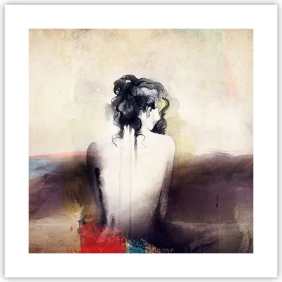 Produktbild von Poster - Poster ohne Rahmen - Frau handeln nackt - 40x40 cm - Wand Bild - Wanddeko - Wandbilder - Kunstposter - Wandposter - Bilder - Kunstdruck - Wanddekoration - Wandbild - P2XAC40x40-3657