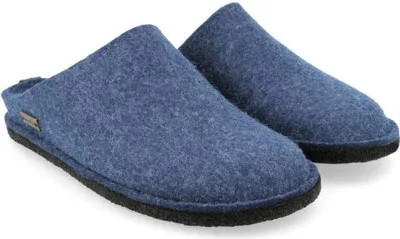 Immagine prodotto di Haflinger scarpe donna uomo pantofole pantofole in feltro di lana Flair Soft 311010, misura:36 EU, colore:Blu