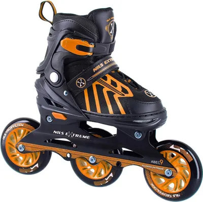 Image de Patins à roues alignées orange, taille S (29-33)