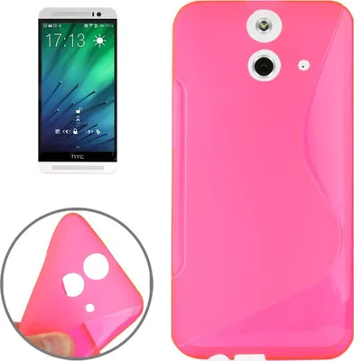 Produktbild von Handyhülle TPU-Schutzhülle für HTC One E8 Pink