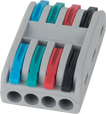 Produktbild von Showgear Kabelverbinder 4-pin RGB 16A 250V werkzeuglos wiederlösbar