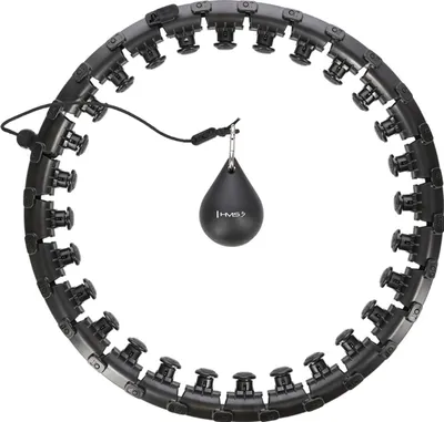 Produktbild von Hula Hoop mit Gewicht in Übergröße, Schwarz