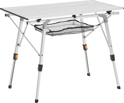 Produktbild von Klappbarer tragbarer Campingtisch Aluminium-Picknicktisch für den Außenbereich mit Netzauflage
