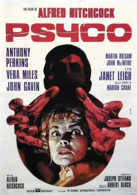 Produktbild von Psycho Poster + Geschenkverpackung. Verschenkfertig!