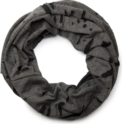 Produktbild von styleBREAKER Loop Schal im Destroyed Vintage used Look mit Rissen, Schlauchschal, Tuch, Uni 01018078