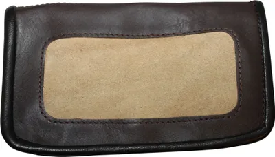 Produktbild von Tabaktasche aus glattem Leder – dunkelbraun, hellbraun, schwarz – Tabaktasche
