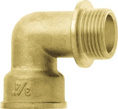 Produktbild von Winkelstück 90° Messing, Innengewinde 19 mm (3/4)"