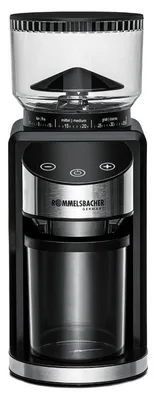 Produktbild von Rommelsbacher EKM 400, Mühle mit Mahlwerk, 220 g, Kegelmahlwerk, Edelstahl, Schwarz, Edelstahl, Kunststoff, Edelstahl