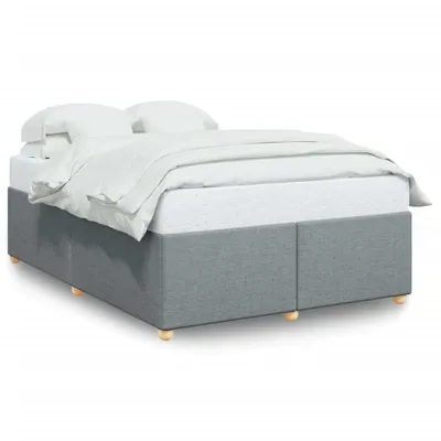 Immagine prodotto di vidaXL Struttura letto senza materasso grigio chiaro 140x190 cm tessuto
