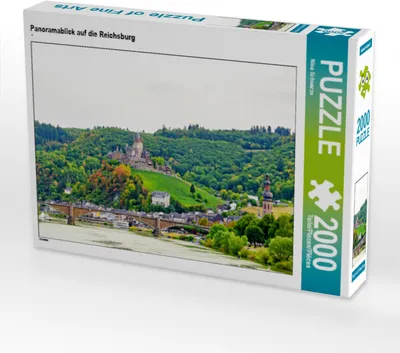 Produktbild von CALVENDO Puzzle Panoramablick auf die Reichsburg 2000 Teile Puzzle quer | 2000 Teile Lege-Größe 90x67cm Foto-Puzzle für glückliche Stunden