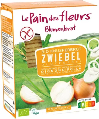 PIECZYWO CHRUPKIE CEBULOWE BEZGLUTENOWE BIO 150 g - LE PAIN DES FLEURS