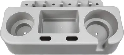 Produktbild von Waterside Bootssitz (Boat Seat) Becher und Werkzeug Ablagesystem grau,